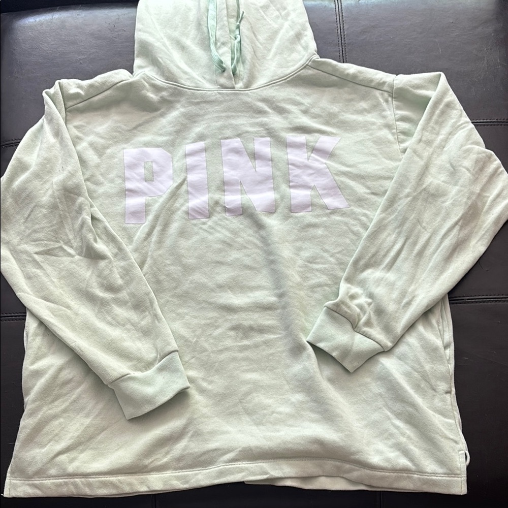 PINK Victoria's Secret Mint Green Hoodie